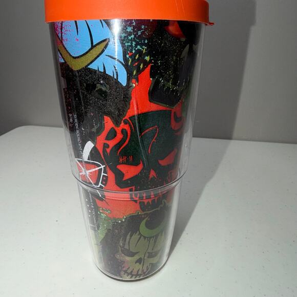 Tervis DC Comics Suicide Squad Harley Quinn Large Tumbler Orange Closable Lid - Picture 2 of 5